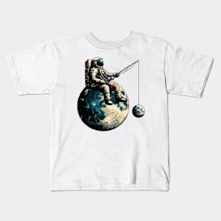 Funny Astronaut Kids T-Shirt